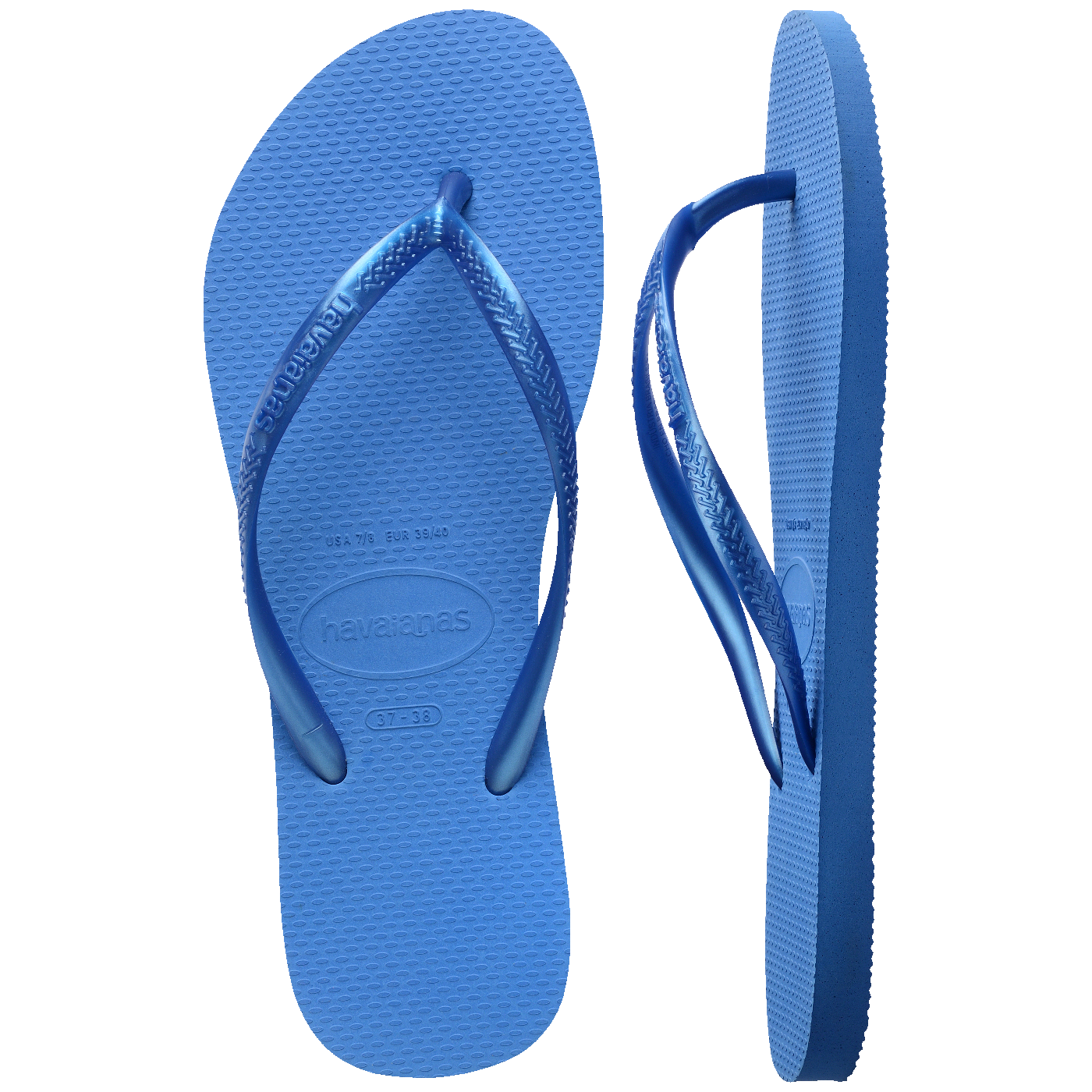 Chinelo Slim Azul Brilhante: Conforto e Estilo Leve
