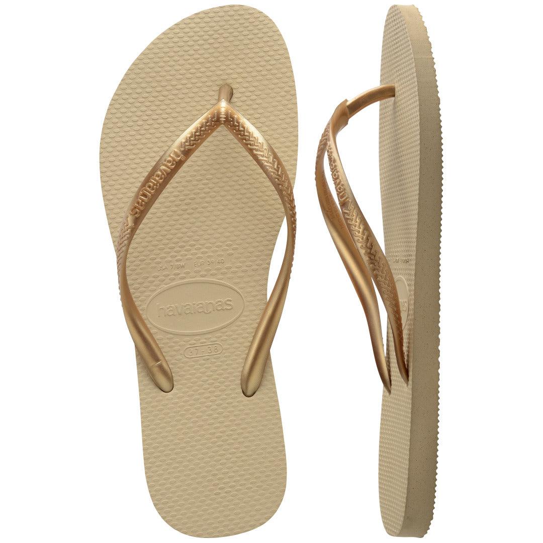 Chinelo Slim Bege: Conforto Leve, Estilo Delicado, Perfeito para o Verão