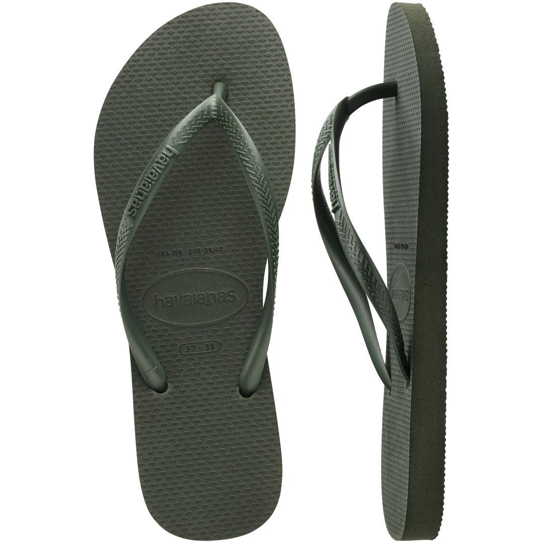 Chinelo Slim Verde Olive: Conforto Leve, Estilo Delicado Verão