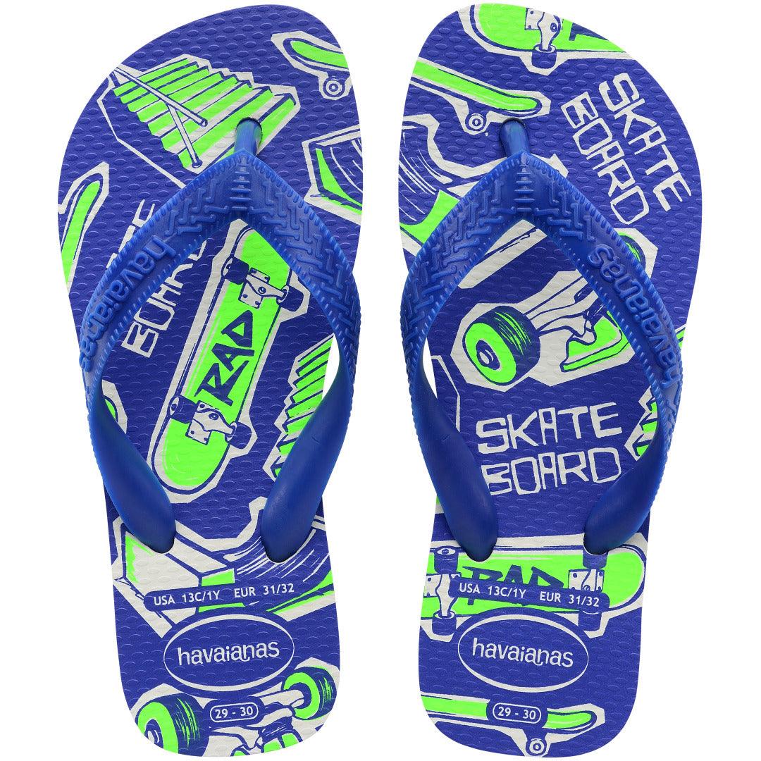 Chinelo Infantil Athletic Azul Naval Estampas Esportivas Basquete Futebol Conforto Leve