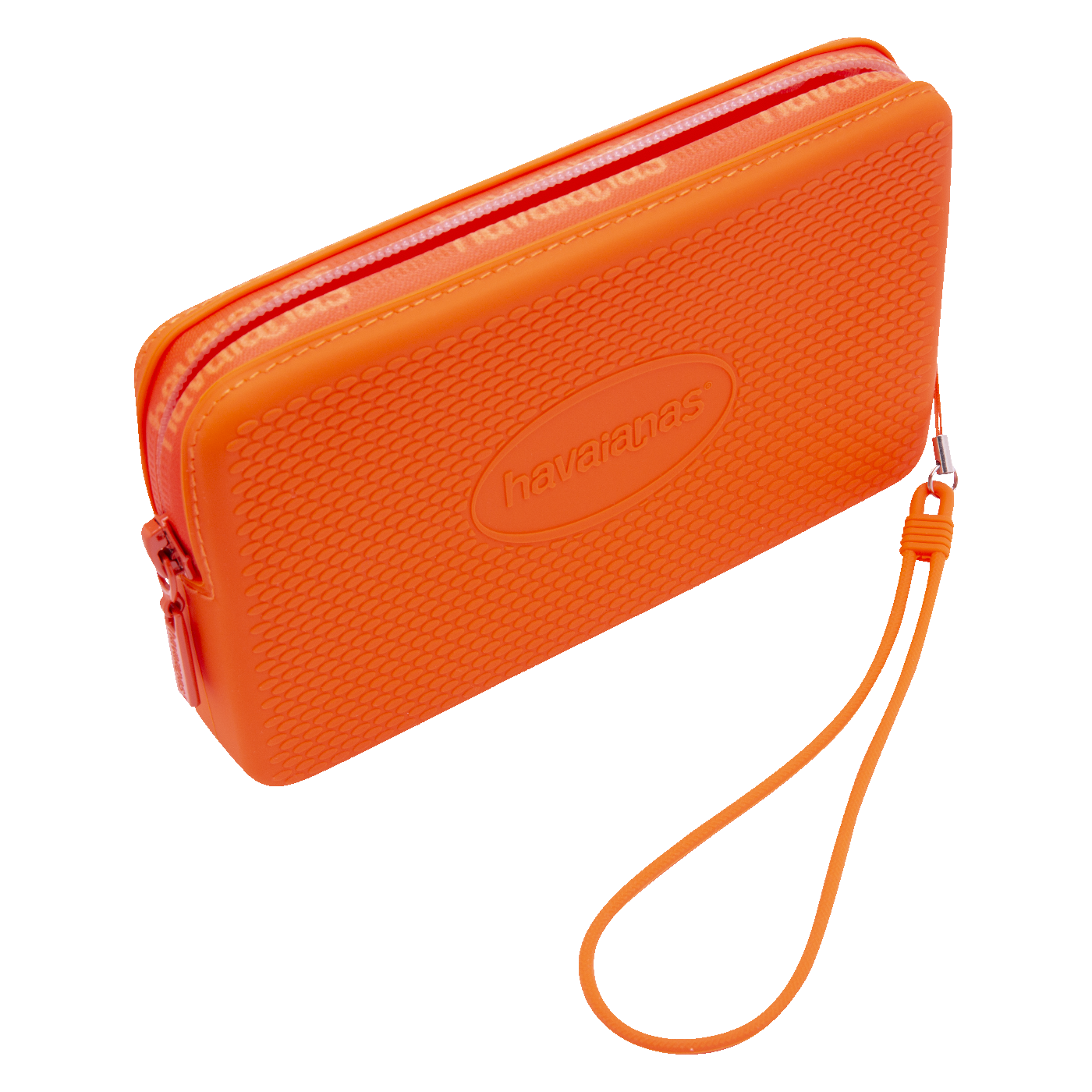 Mini Bag Logo Silicone: Carteira Versátil, Necessaire, Porta-Celular com Zíper