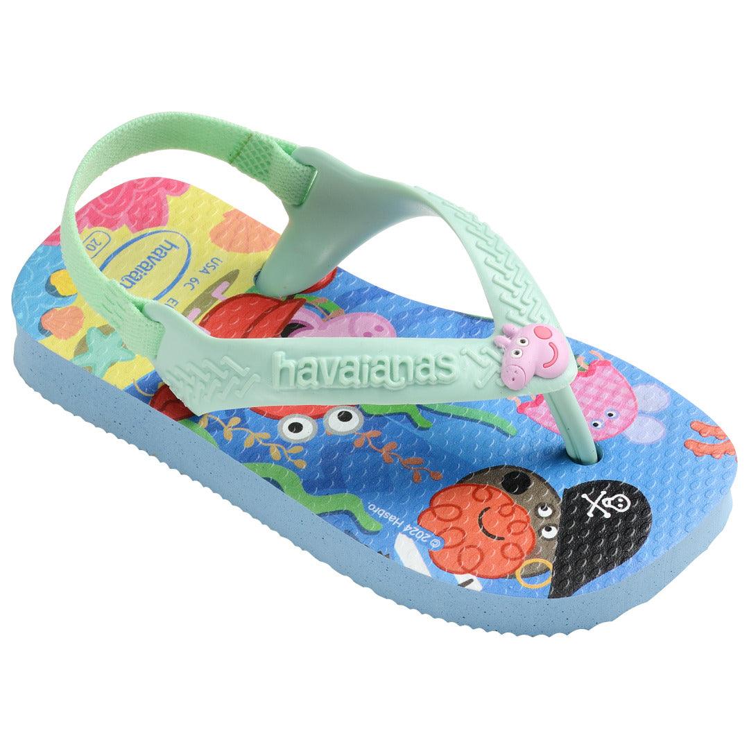 Chinelo Baby Peppa Pig Azul Lavanda: Conforto e Segurança para Pequenos Pés