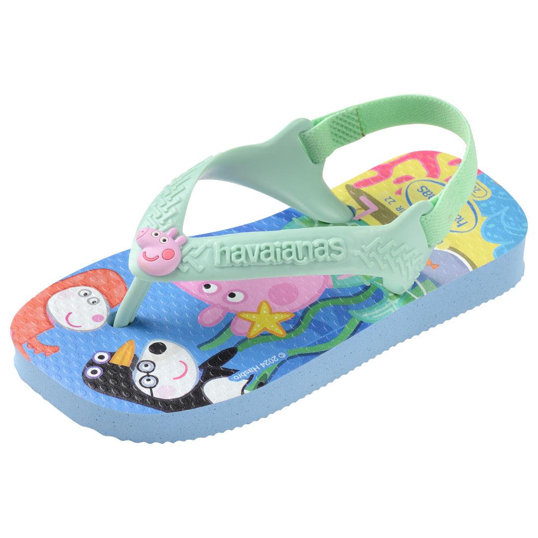 Chinelo Baby Peppa Pig Azul Lavanda: Conforto e Segurança para Pequenos Pés