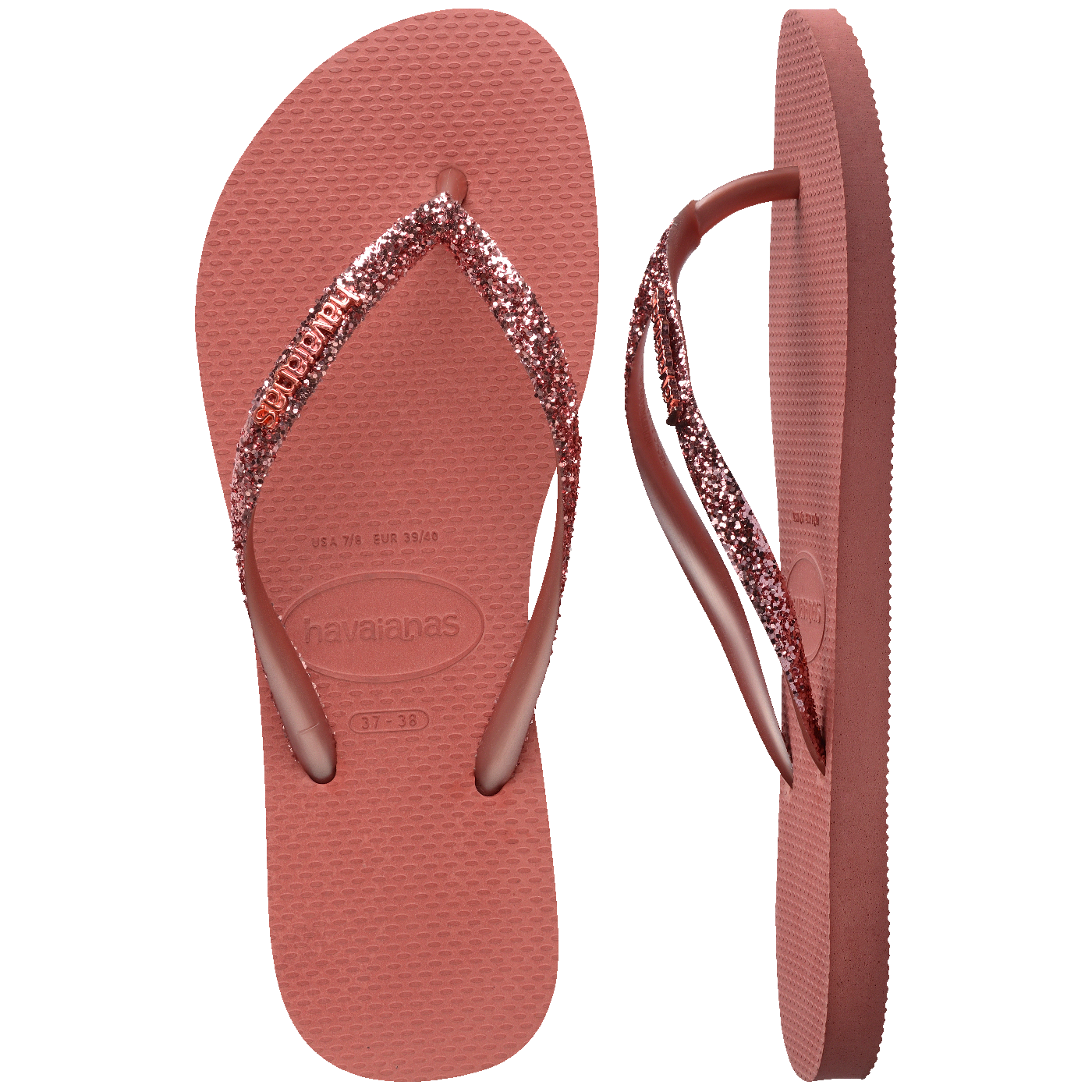 Chinelo Slim Glitter II Feminino: Brilho Sofisticado, Conforto e Estilo Verão