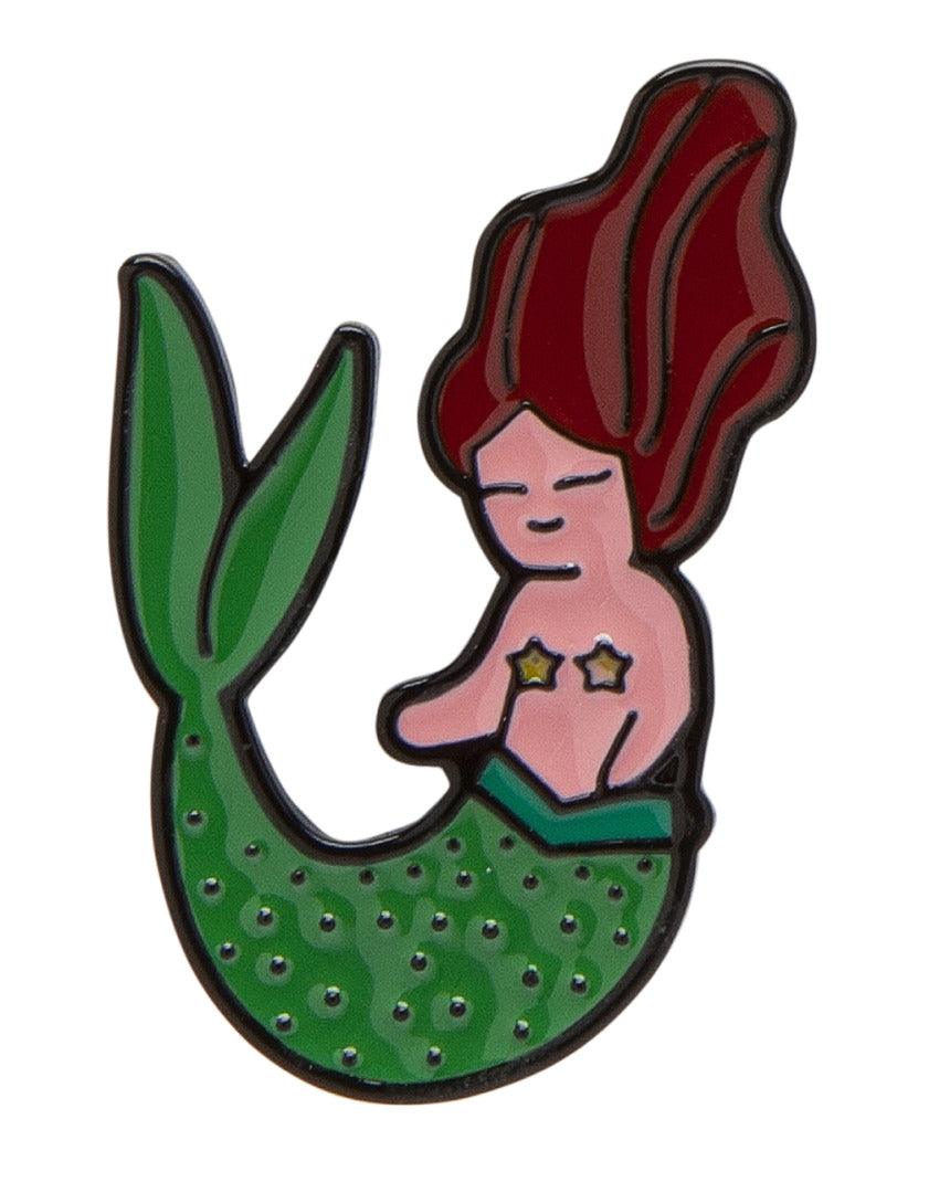 Pin Cool Sereia Verde: Acessório Divertido para Personalizar Sandálias e Mochilas