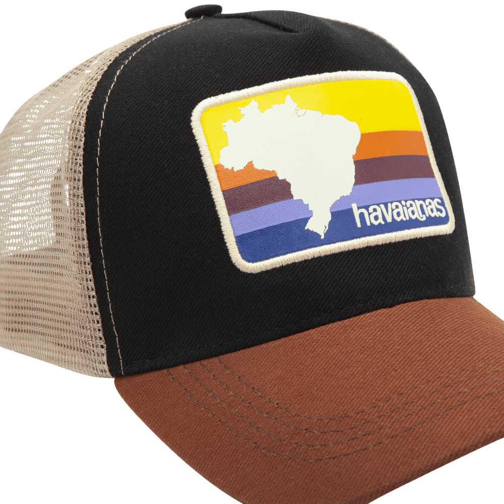 Boné Trucker Café Ajustável Estiloso Proteção Solar Conforto Dia a Dia Verão