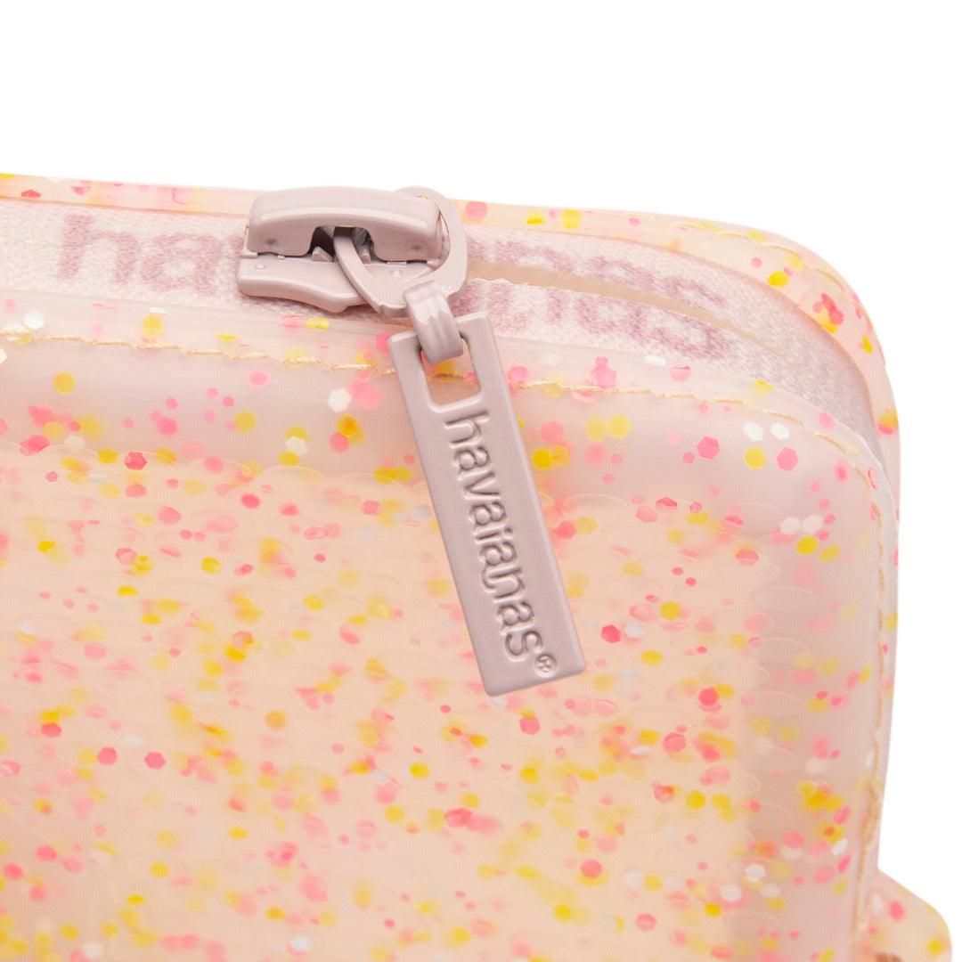 Mini Bolsa Super Glitter Rosa: Acessório Chique Transparente para Brilhar