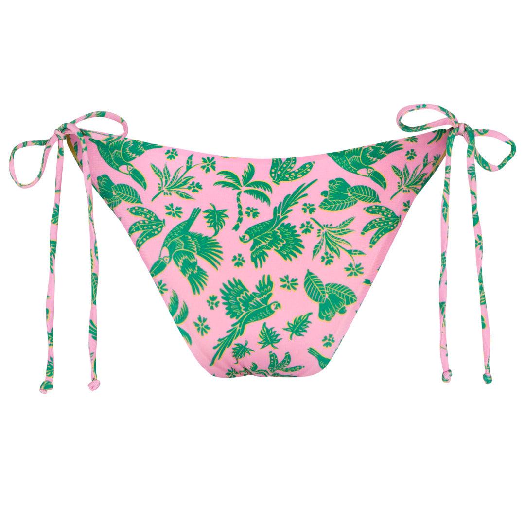 Calcinha Biquíni Lacinho Tucano Rosa - Ajustável, Confortável e Estilosa para o Verão