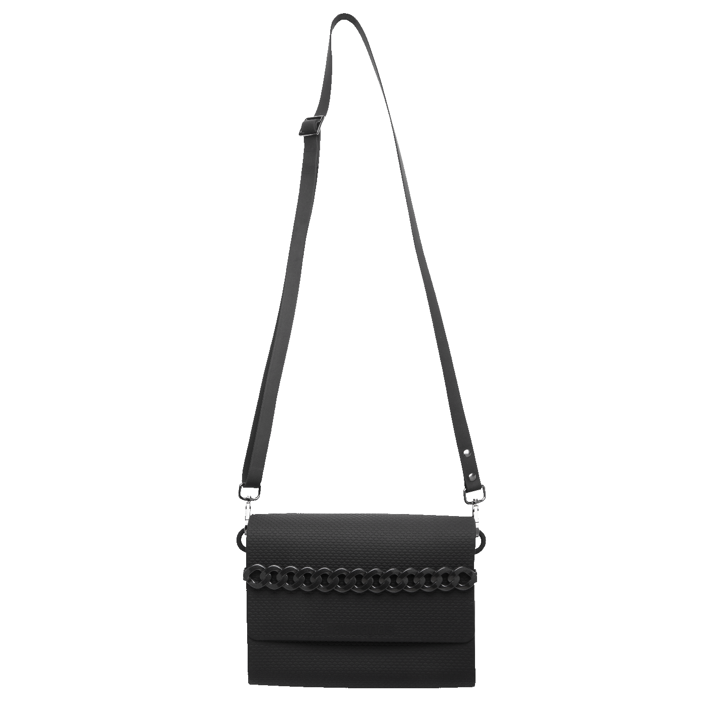 Bolsa Tiracolo Casual Correntes Cromadas: Estilo Único e Praticidade