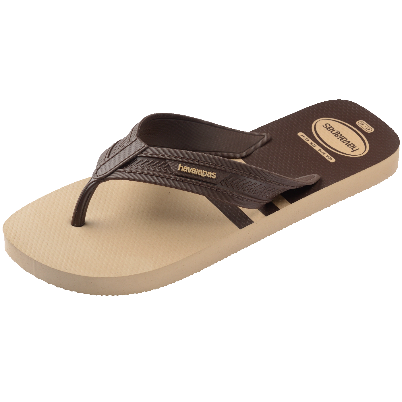 Chinelo City Basic Confortável Leve Dourado Estilo Urbano Versátil