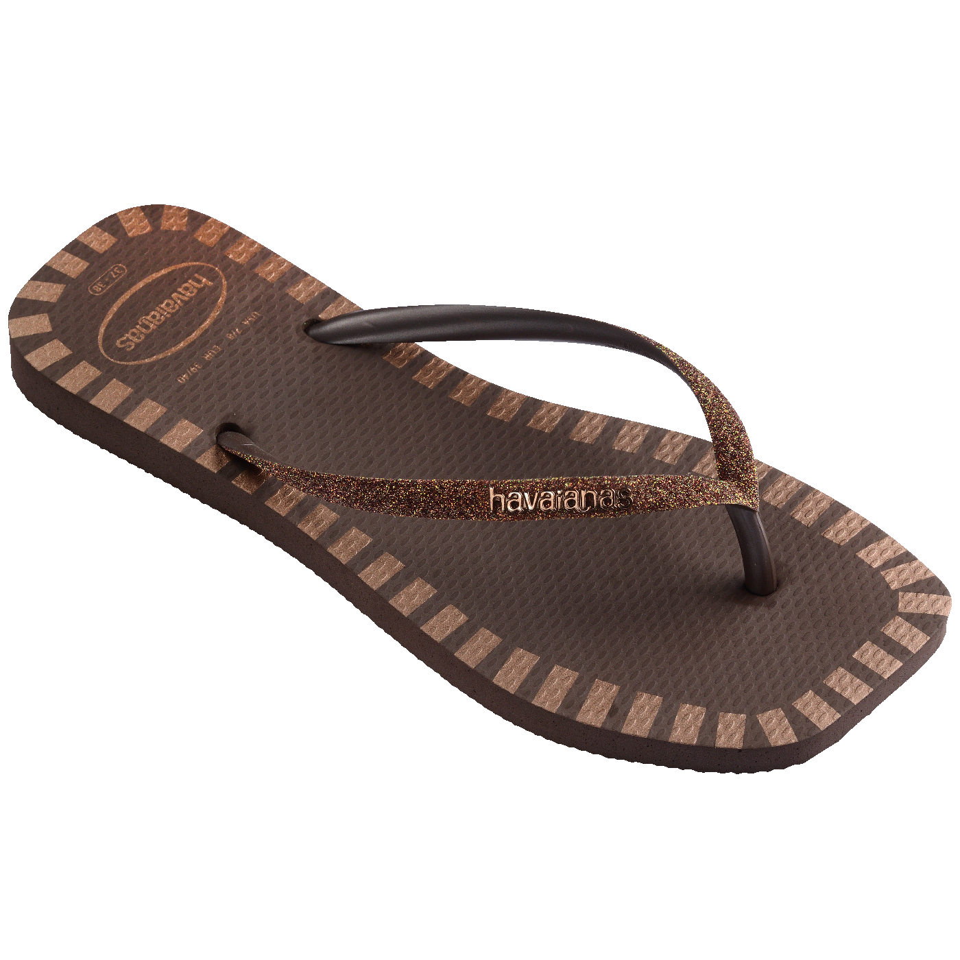 Chinelo Slim Square Glitter Contour Feminino: Brilho, Conforto e Estilo Moderno