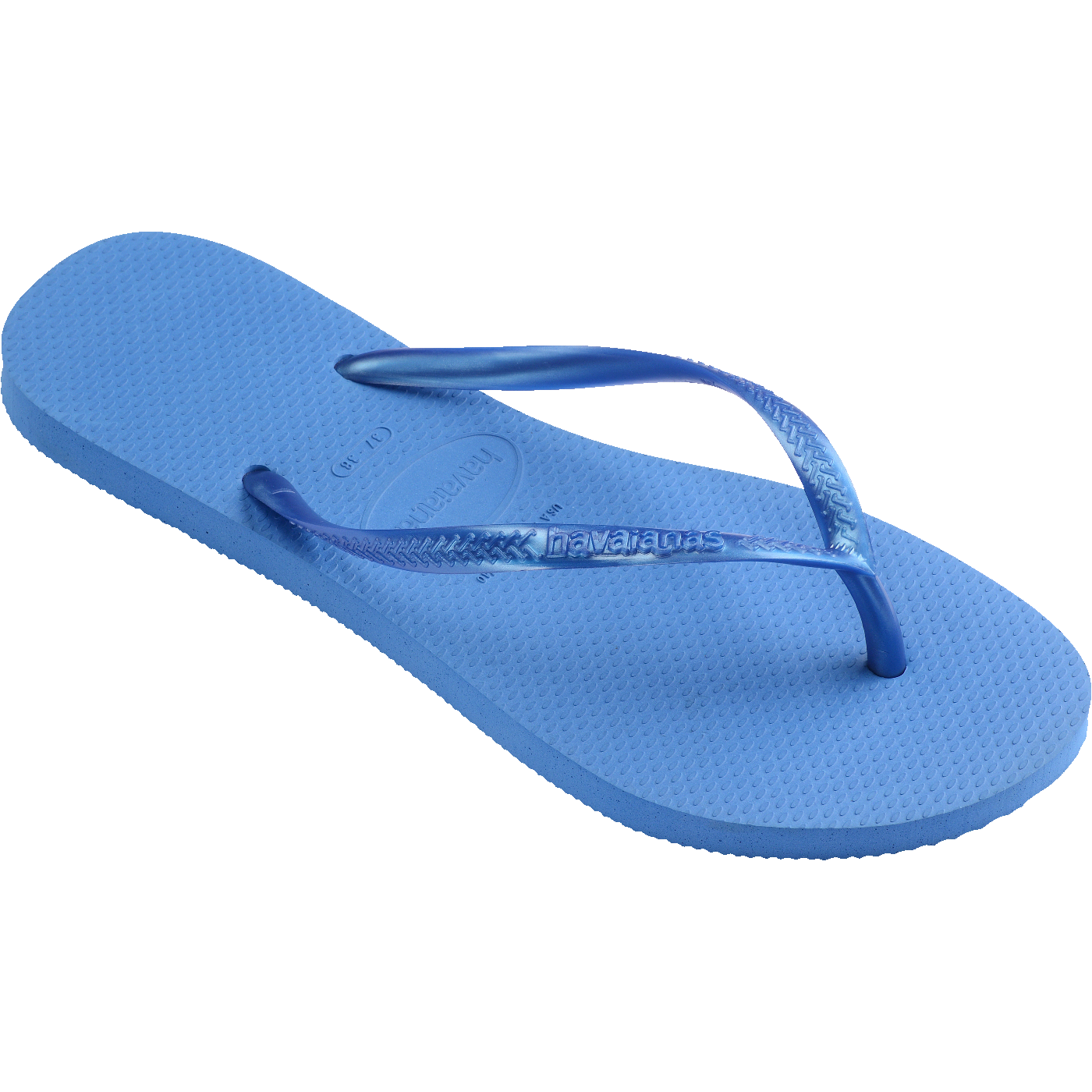 Chinelo  Slim Azul Brilhante: Conforto e Estilo Leve