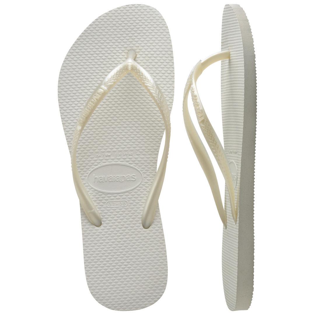 Chinelo  Slim Feminino Branco: Conforto Leveza Delicadeza para Seus Pés