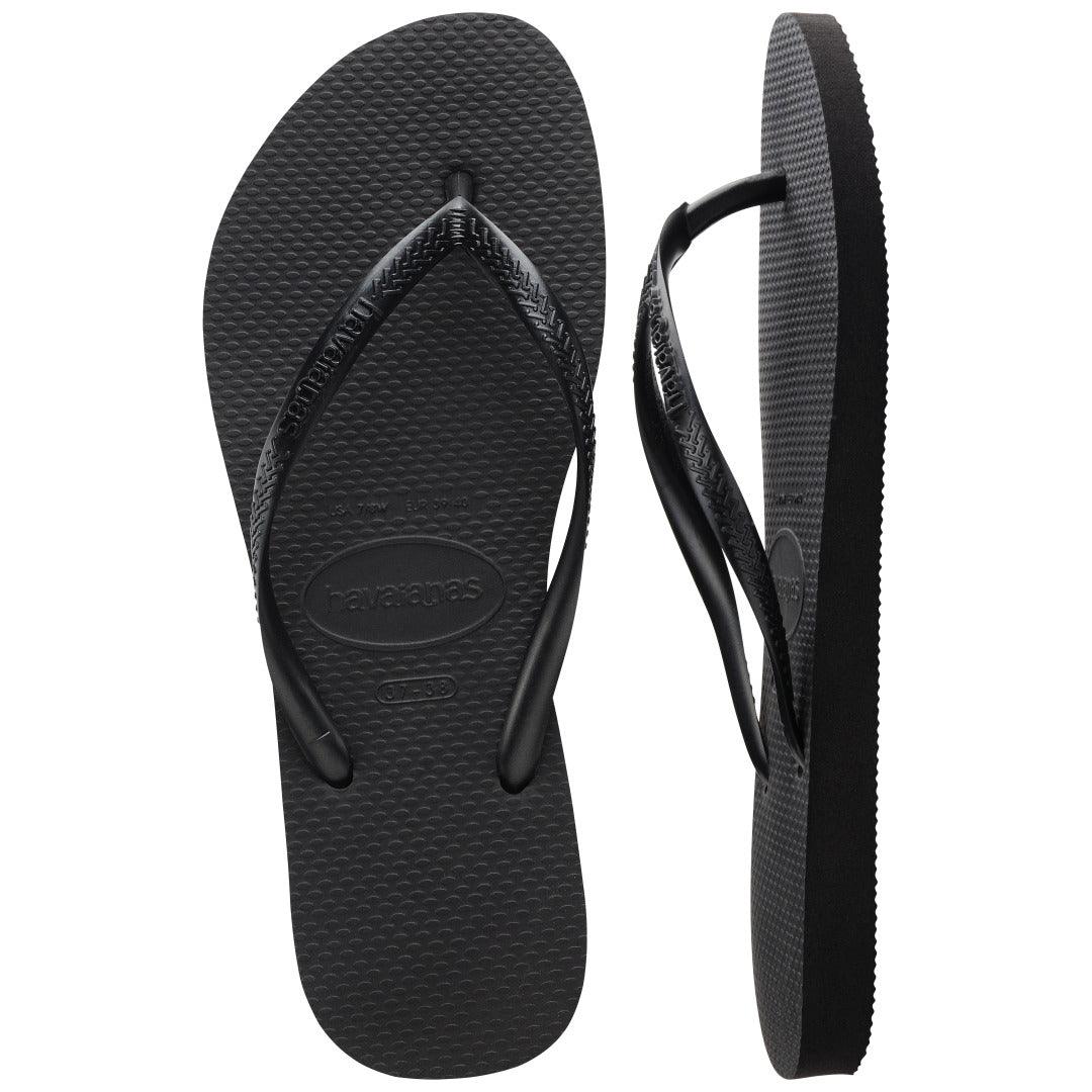 Chinelo  Slim Preto: Conforto Leve, Tiras Finas e Estilo Delicado
