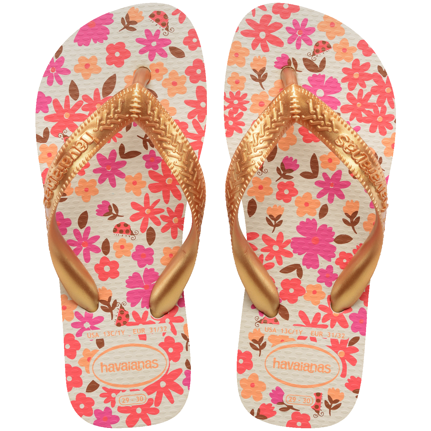 Chinelo  Infantil Floral Morangos: Conforto e Estilo para Meninas Brincalhonas