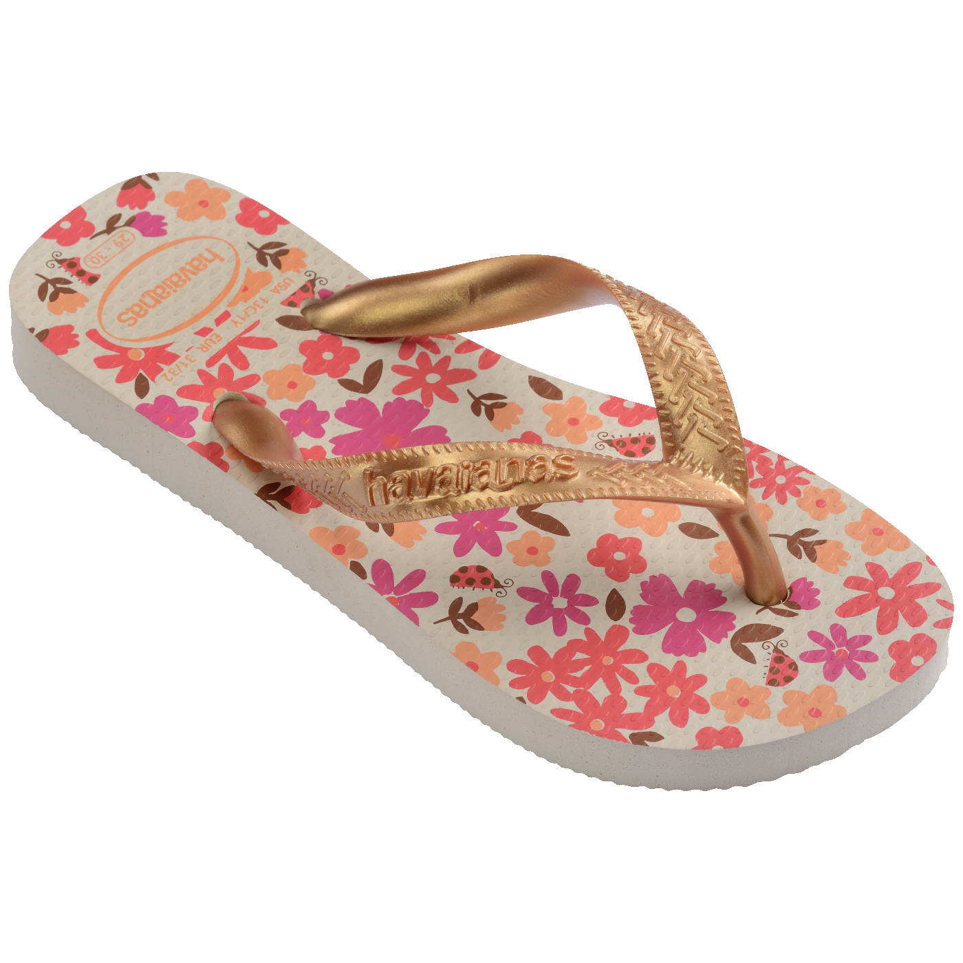 Chinelo  Infantil Floral Morangos: Conforto e Estilo para Meninas Brincalhonas