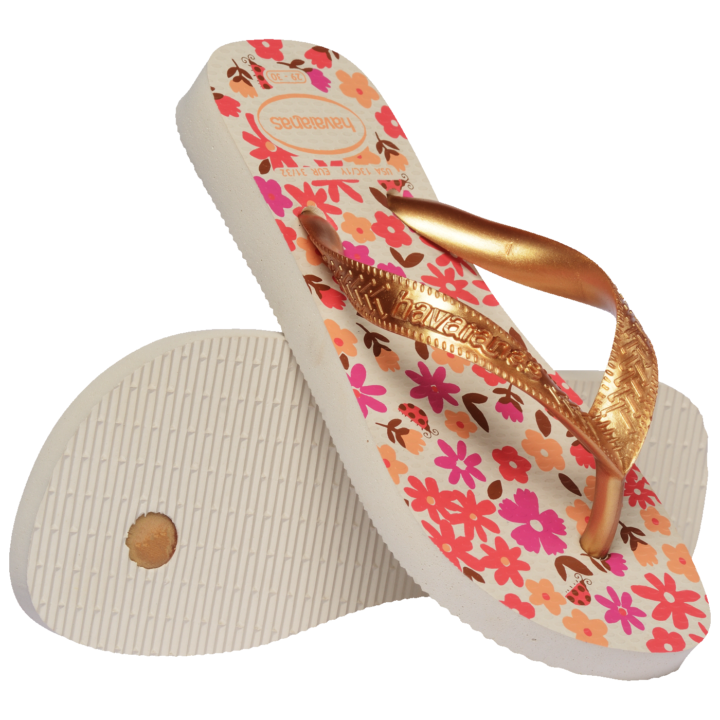 Chinelo  Infantil Floral Morangos: Conforto e Estilo para Meninas Brincalhonas