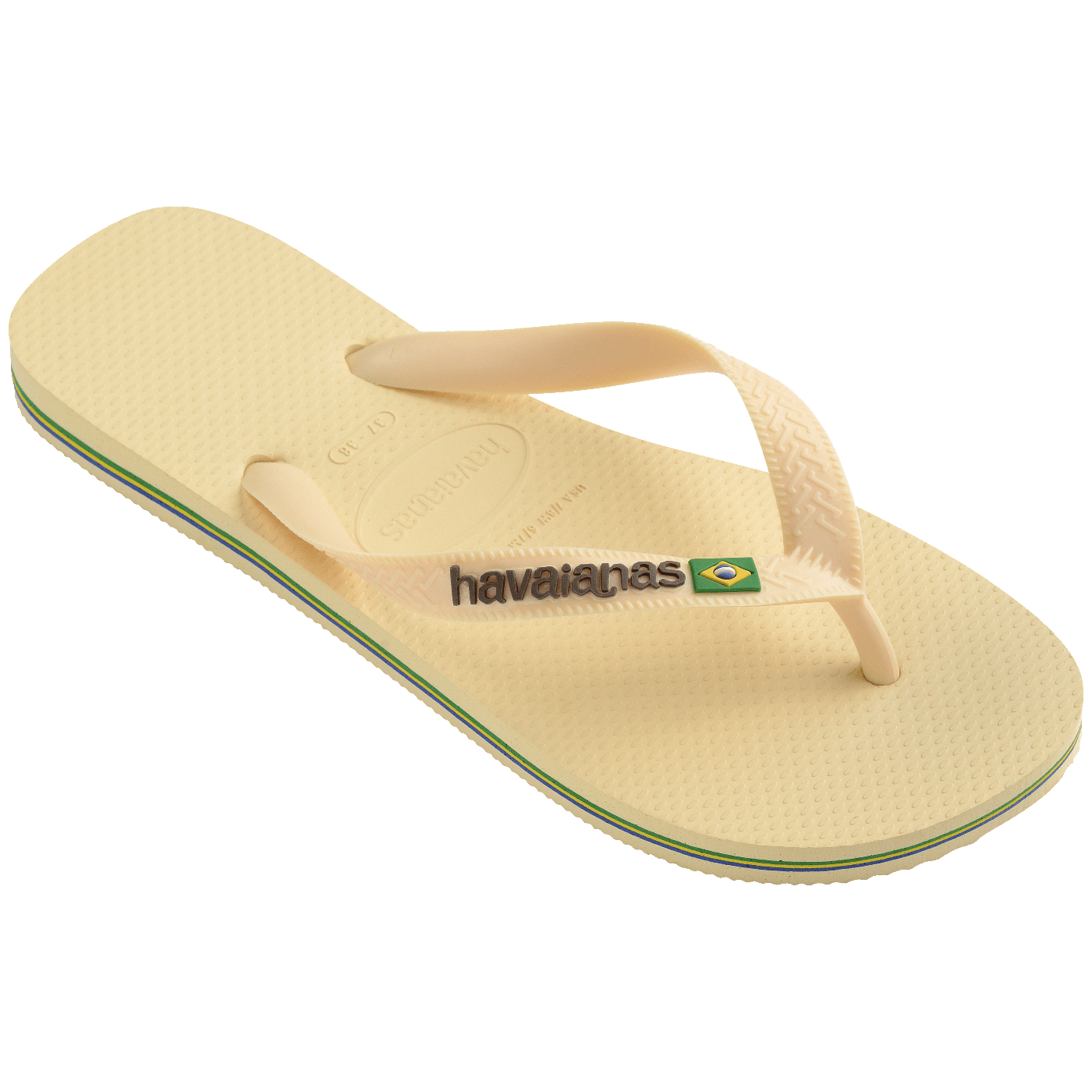 Chinelo  Brasil Logo Encardida: Estilo Clássico, Conforto Inigualável