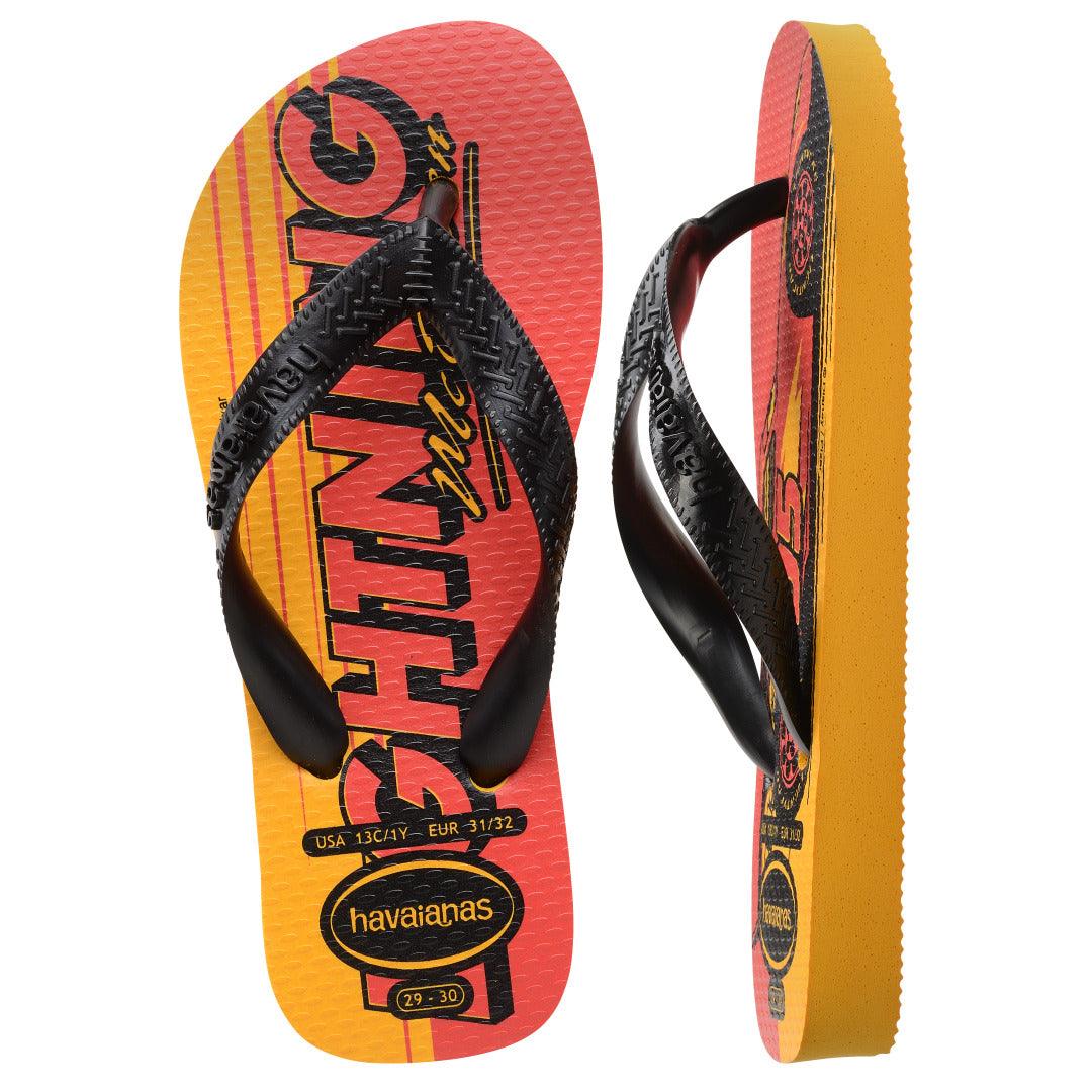 Chinelo  Kids Carros Amarelo Pop Conforto Radicais Original Infantil
