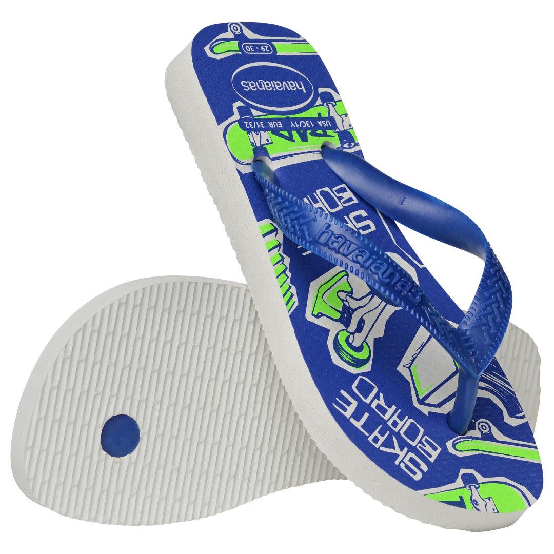 Chinelo  Infantil Athletic Azul Naval Estampas Esportivas Basquete Futebol Conforto Leve
