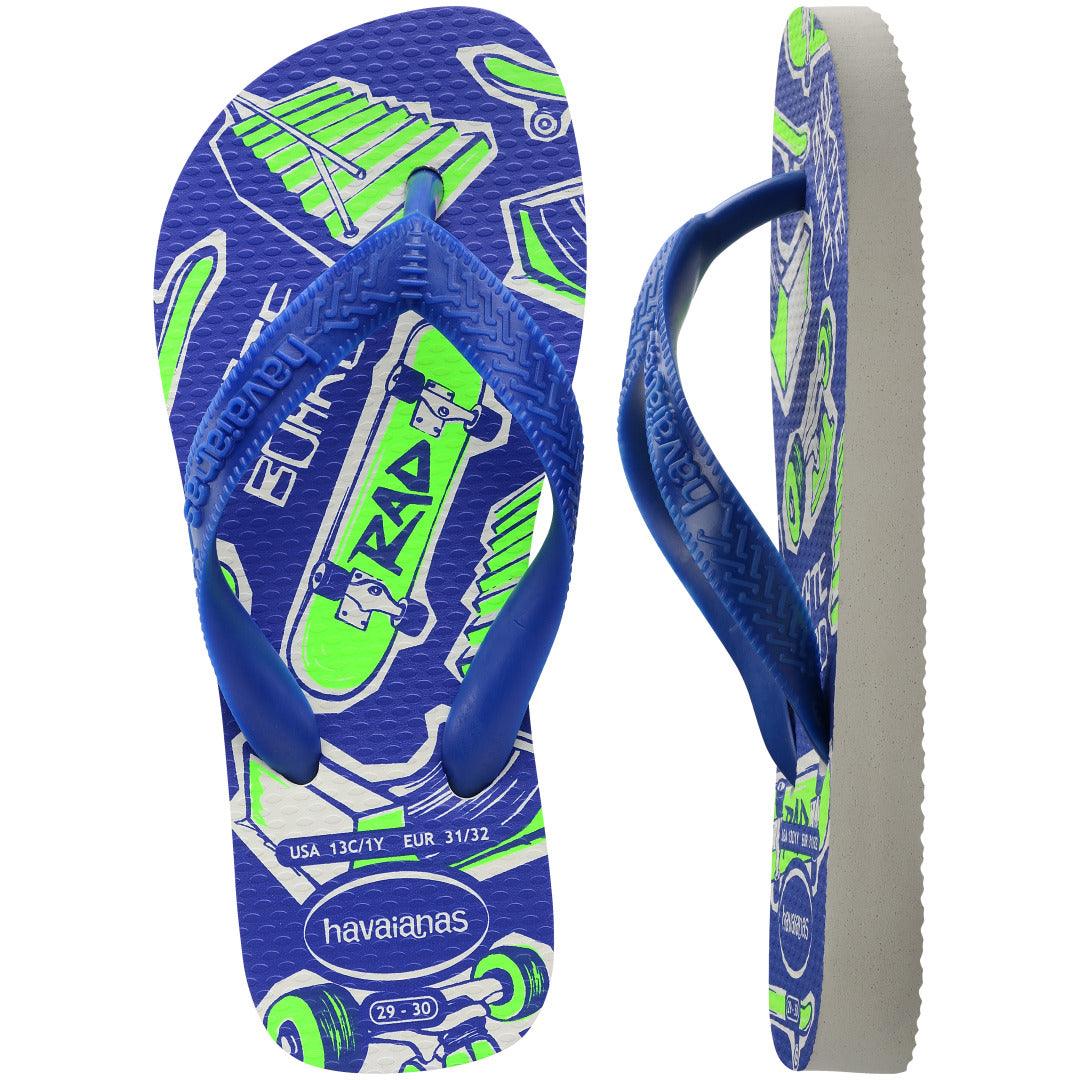 Chinelo  Infantil Athletic Azul Naval Estampas Esportivas Basquete Futebol Conforto Leve