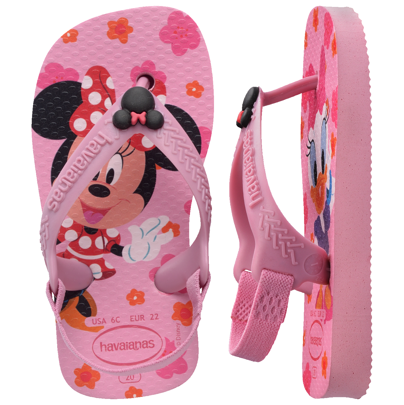 Chinelo  Baby Disney Clássicos Minnie e Margarida: Conforto e Fofura Infantil