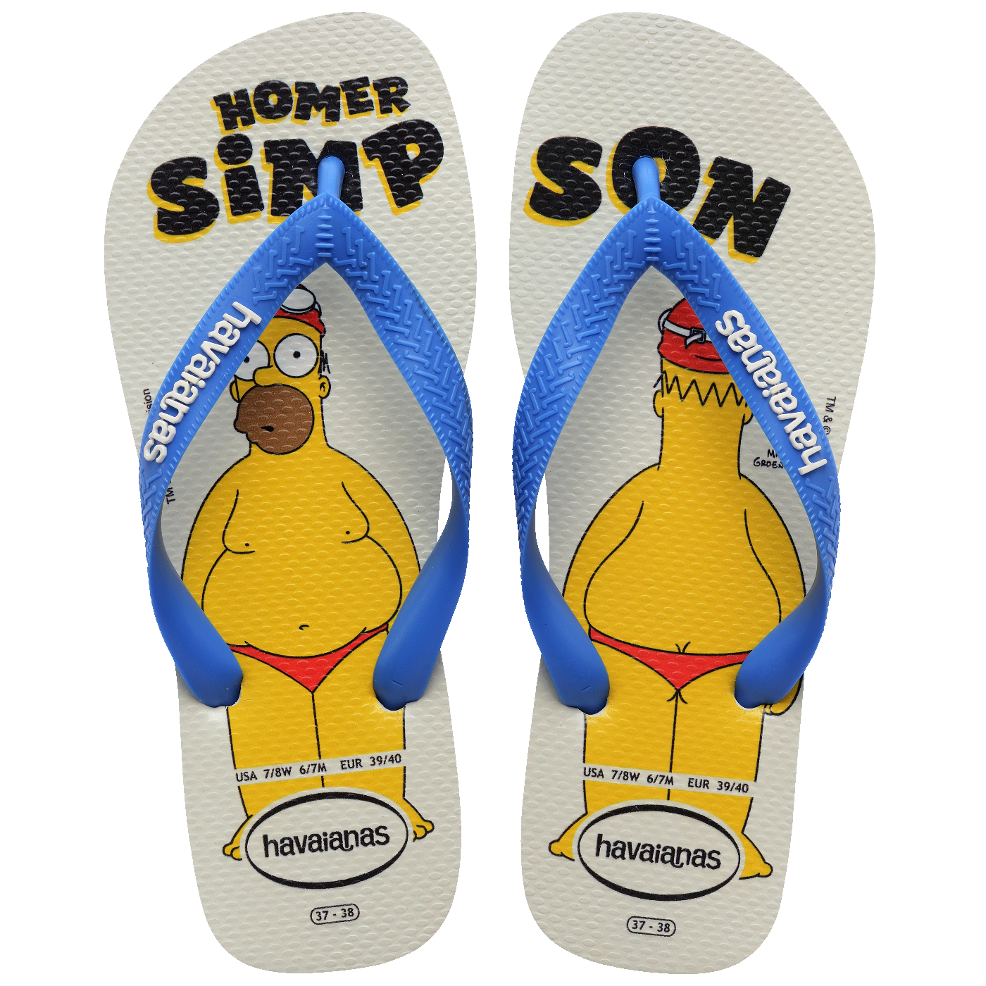 Chinelo  Oficial Os Simpsons: Estampa Divertida, Conforto Duradouro e Estilo Único