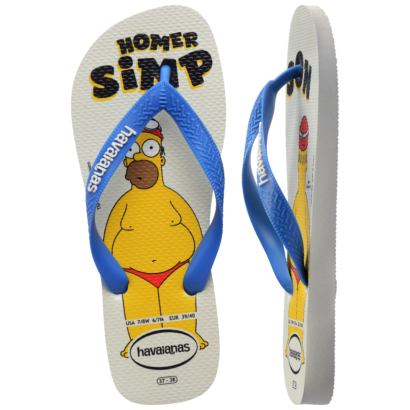 Chinelo  Oficial Os Simpsons: Estampa Divertida, Conforto Duradouro e Estilo Único