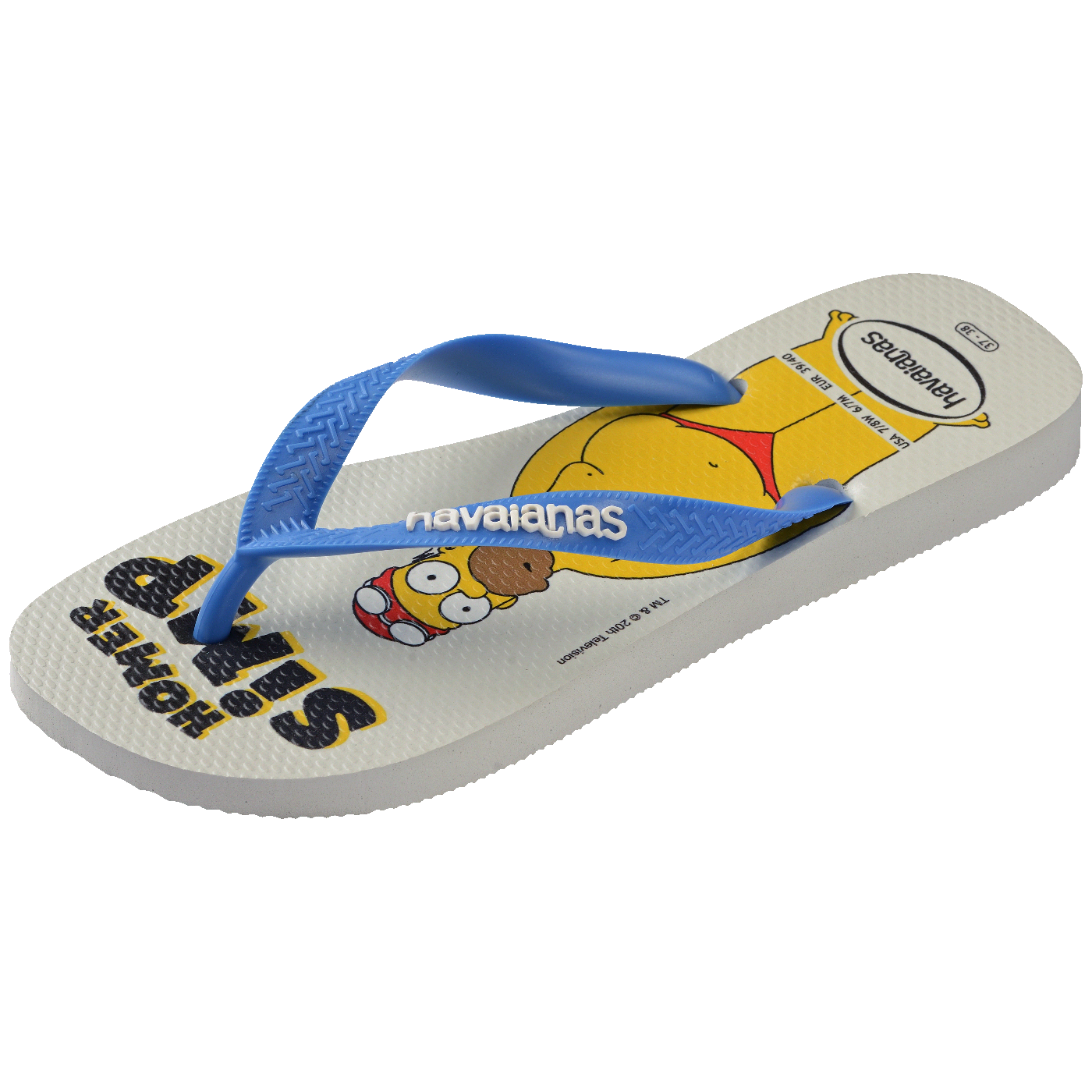 Chinelo  Oficial Os Simpsons: Estampa Divertida, Conforto Duradouro e Estilo Único
