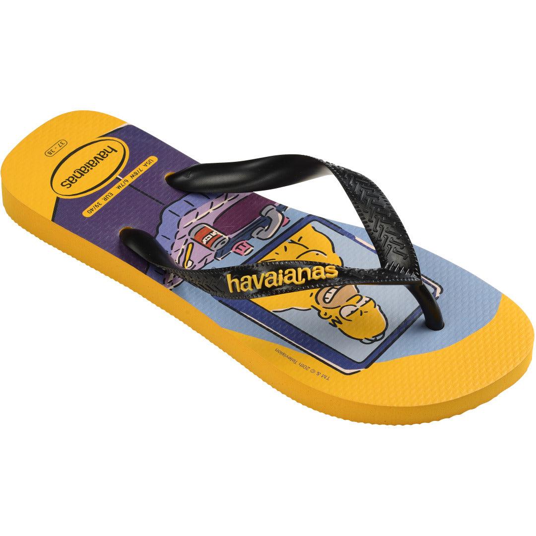 Chinelo  Simpsons Amarelo Pop: Conforto Icônico e Estilo para Seus Pés