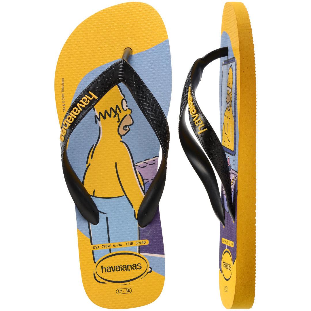 Chinelo  Simpsons Amarelo Pop: Conforto e Estilo Divertido para Fãs