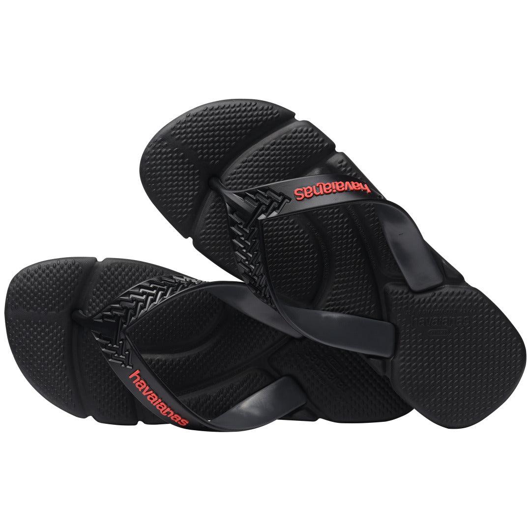 Chinelo  Power 2.0 Preto: Conforto Supremo, Design Moderno e Borracha Macia