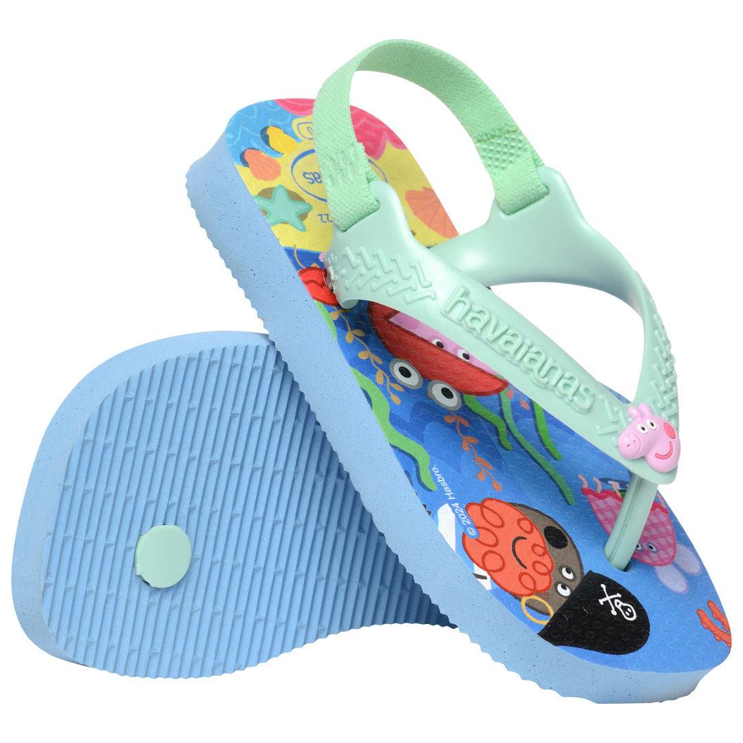 Chinelo  Baby Peppa Pig Azul Lavanda: Conforto e Segurança para Pequenos Pés