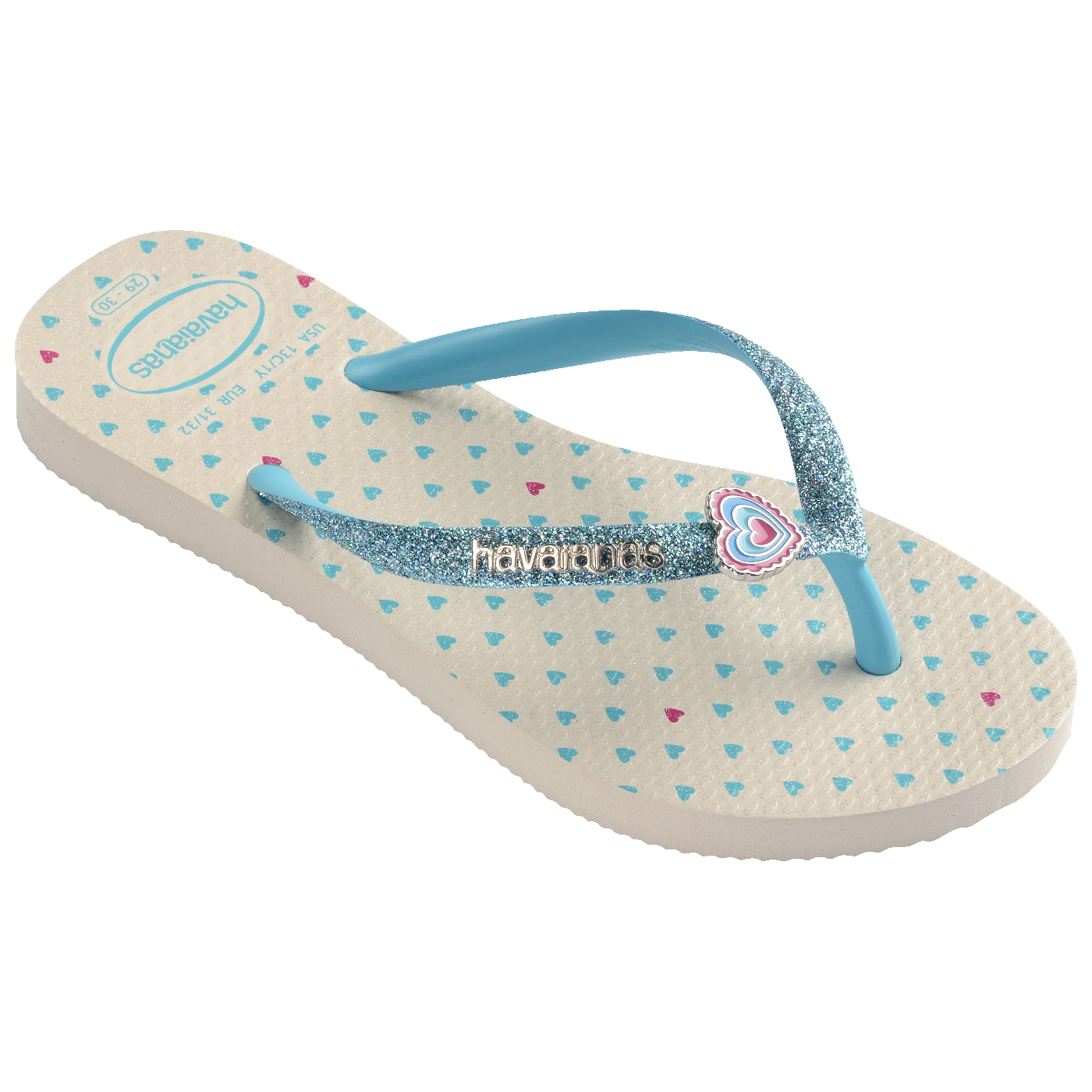 Chinelo  Infantil Slim Glitter II Confortável Brilhante Praia Lazer Meninas
