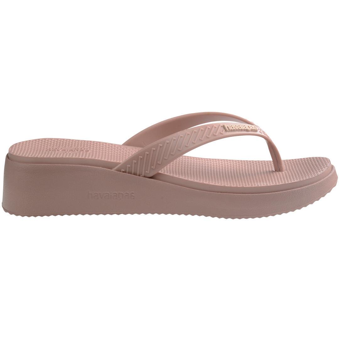 Chinelo  Plataforma High Rosa Crocus: Conforto Elevado e Estilo Vibrante para Seus Pés