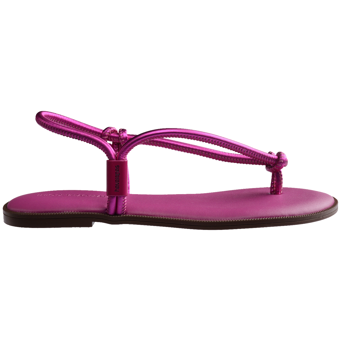 Rasteirinha  Una Açaí Feminina Confortável Estilo Verão Praia Leve Durável