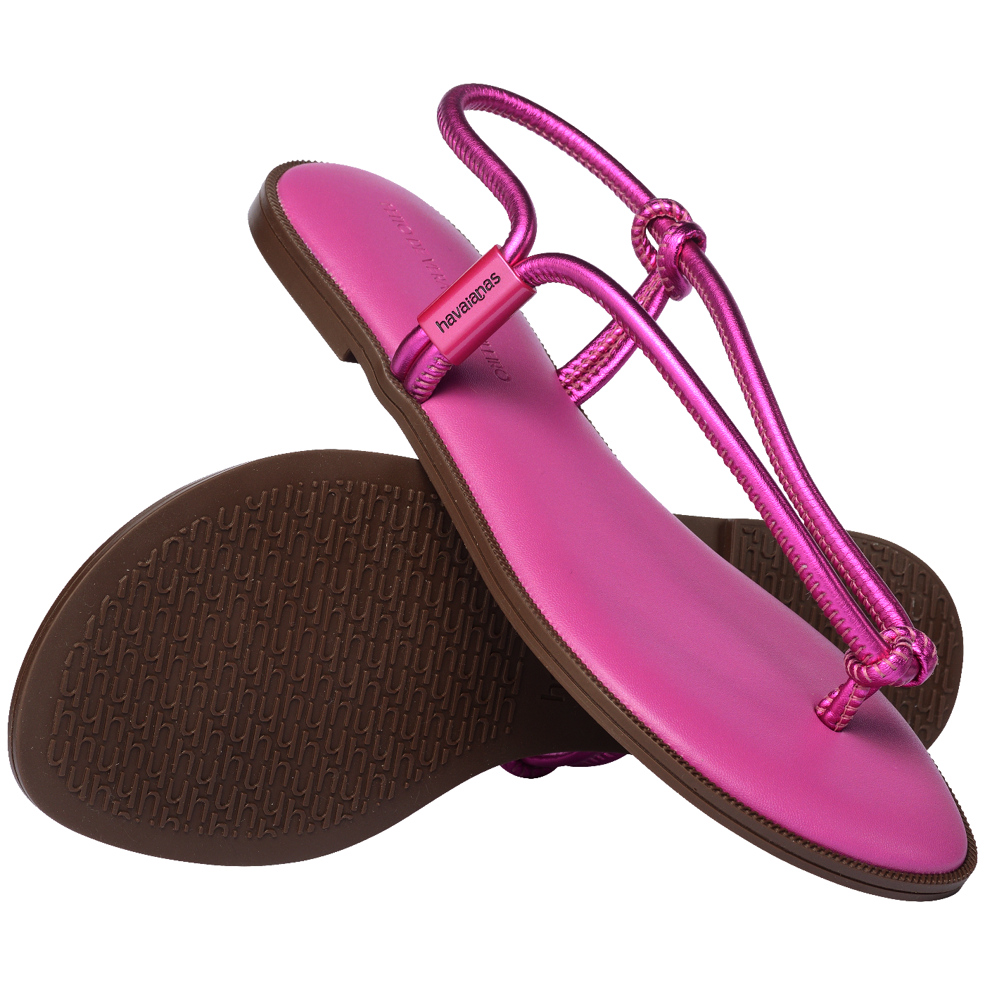 Rasteirinha  Una Açaí Feminina Confortável Estilo Verão Praia Leve Durável