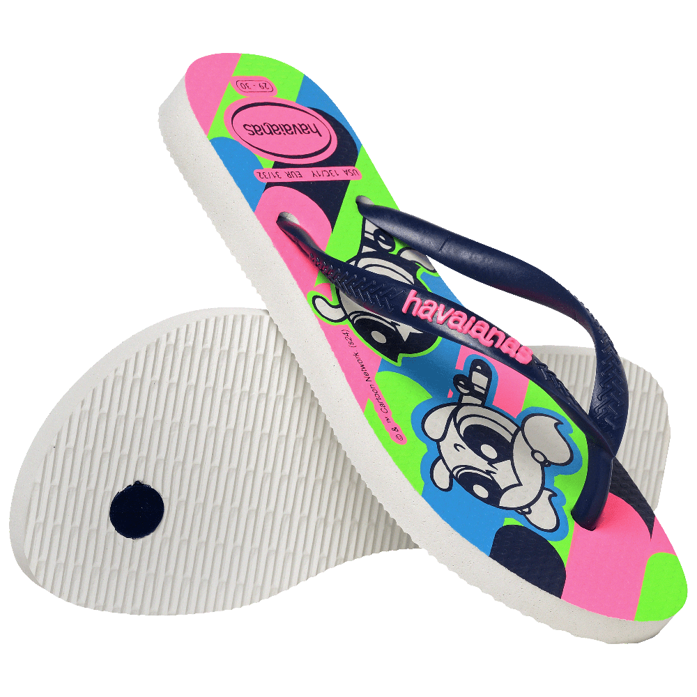 Chinelo  Infantil Slim Meninas Super Poderosas Confortável Estiloso Resistente