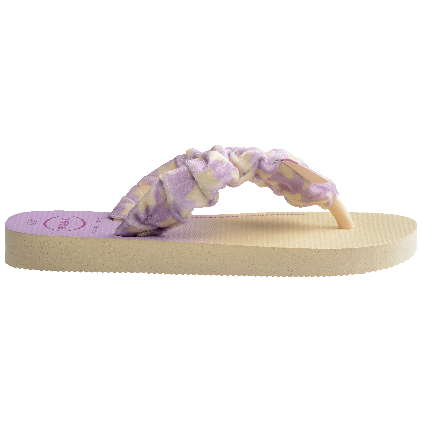 Chinelo  Infantil Fluffy: Conforto Macio, Solado Degradê, Tiras Estampadas e Acolchoadas