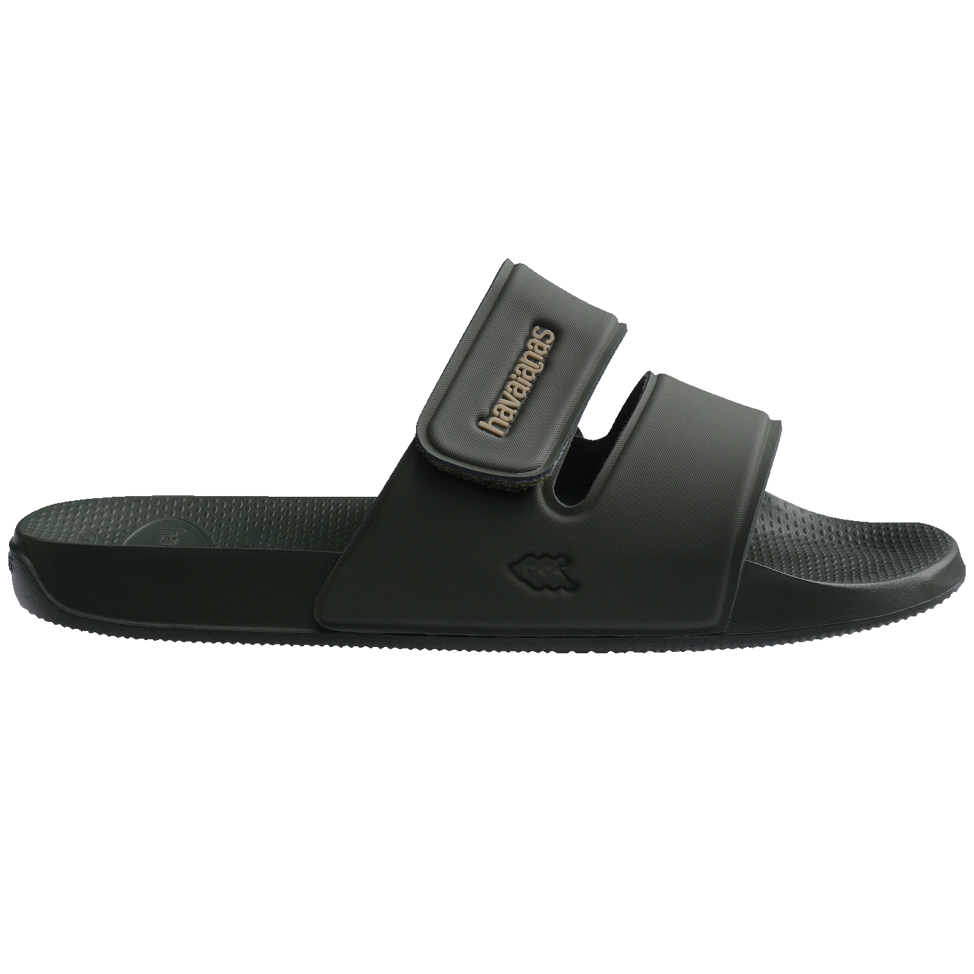 Chinelo Slide  Strap Confortável Unissex Verde Olive para Verão e Praia