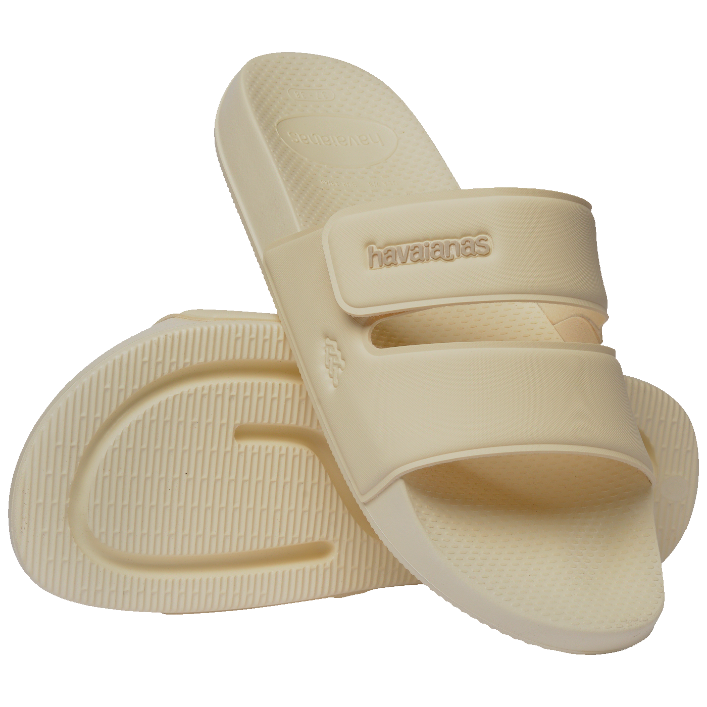 Chinelo Slide  Strap Creme: Conforto Superior, Estilo Moderno e Durabilidade