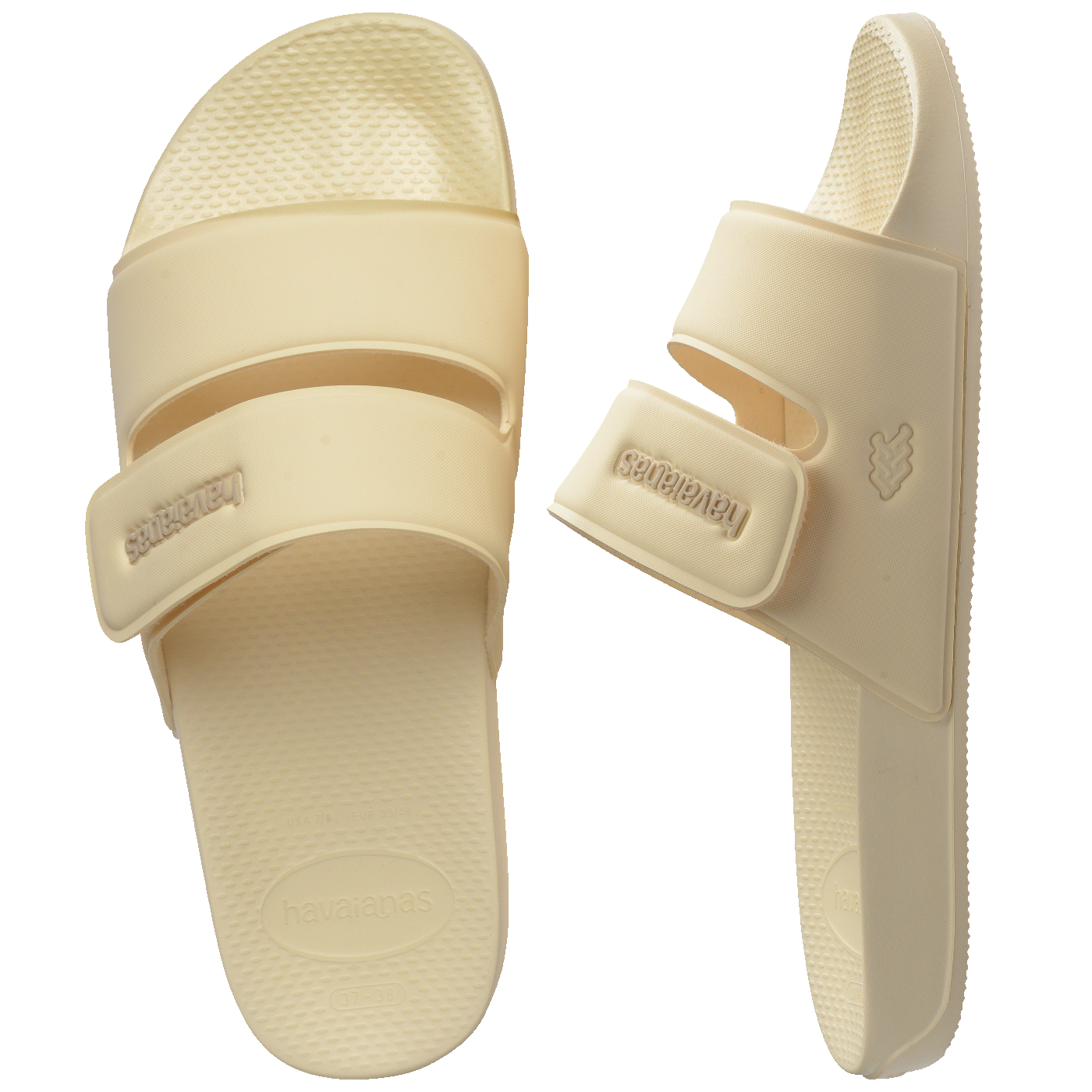 Chinelo Slide  Strap Creme: Conforto Superior, Estilo Moderno e Durabilidade