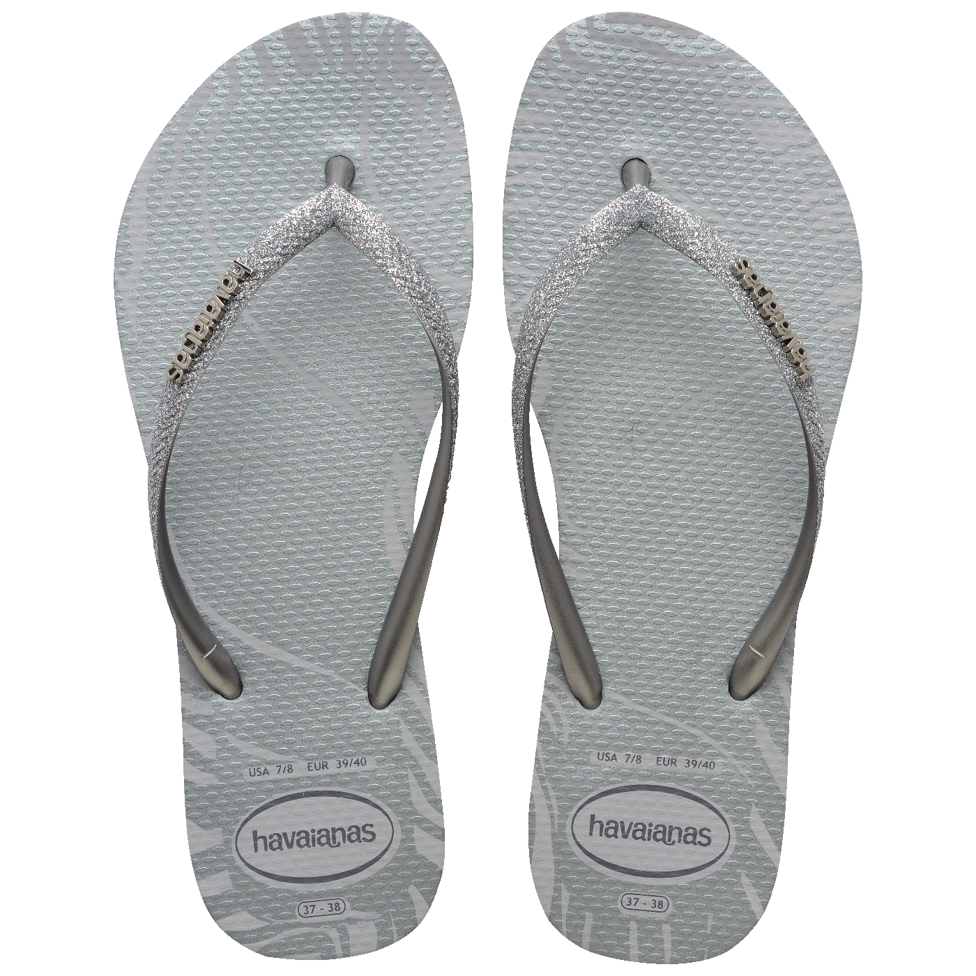 Chinelo  Slim Glitter Edge Feminino Confortável Elegante Brilho Borda Fina