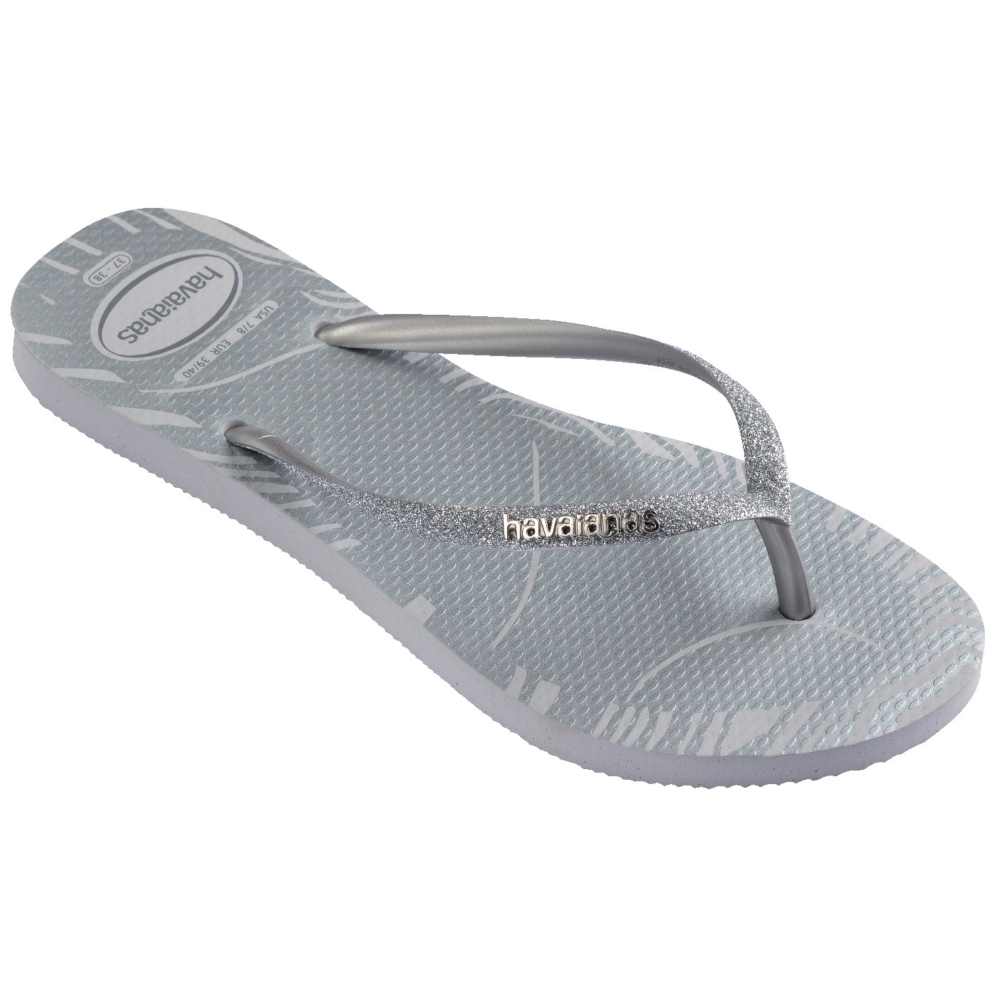 Chinelo  Slim Glitter Edge Feminino Confortável Elegante Brilho Borda Fina