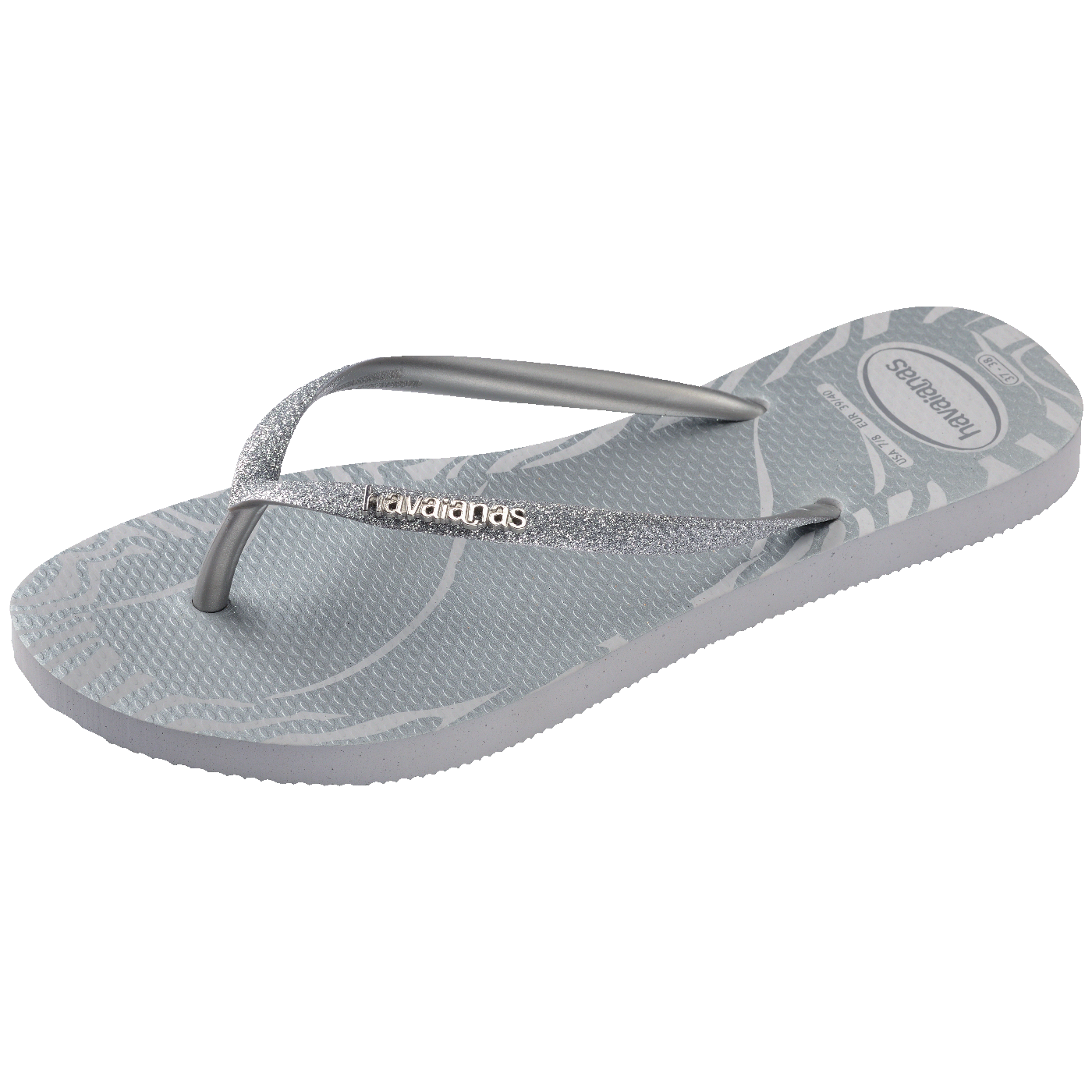 Chinelo  Slim Glitter Edge Feminino Confortável Elegante Brilho Borda Fina